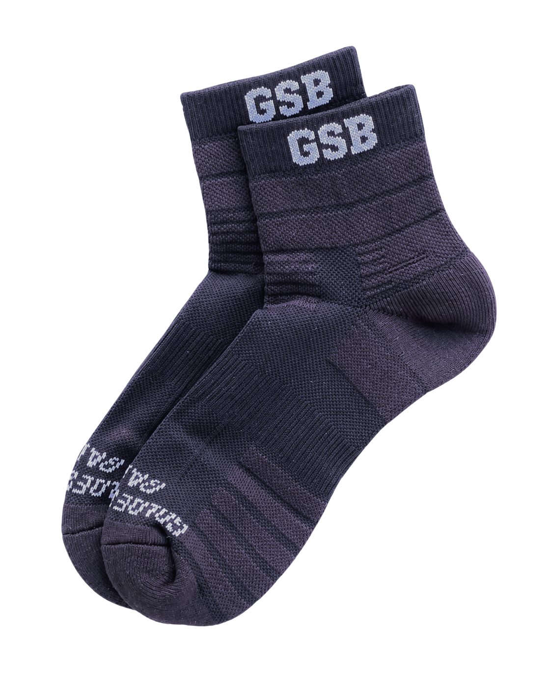 GSB Black Quarter Socks (Pack of 3)