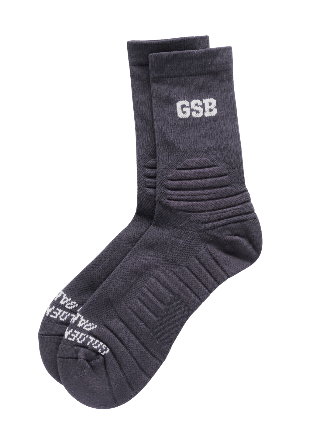 GSB Black Crew Socks